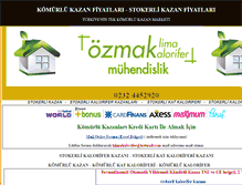 Tablet Screenshot of komurlukazan.com